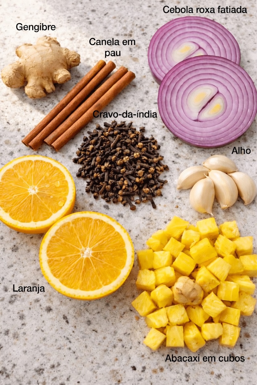 Fervura Fácil em 15 Minutos: Como Fazer uma Infusão Simples com Canela, Cravo, Alho, Gengibre, Limão e Cebola para Sua Rotina Diária de Bem-Estar