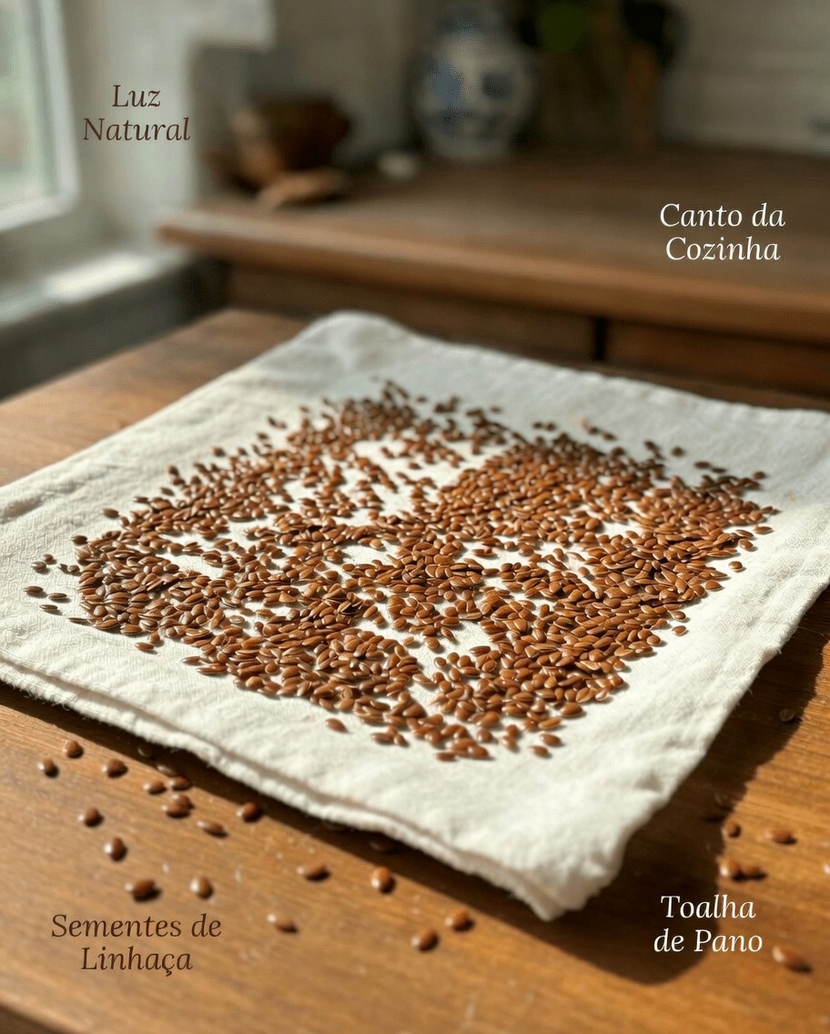 Por que os idosos estão adorando esta colherada de sementes de linhaça antes de dormir para apoiar uma circulação saudável