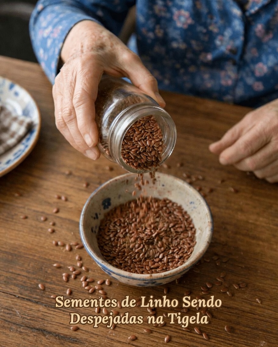 Por que os idosos estão adorando esta colherada de sementes de linhaça antes de dormir para apoiar uma circulação saudável