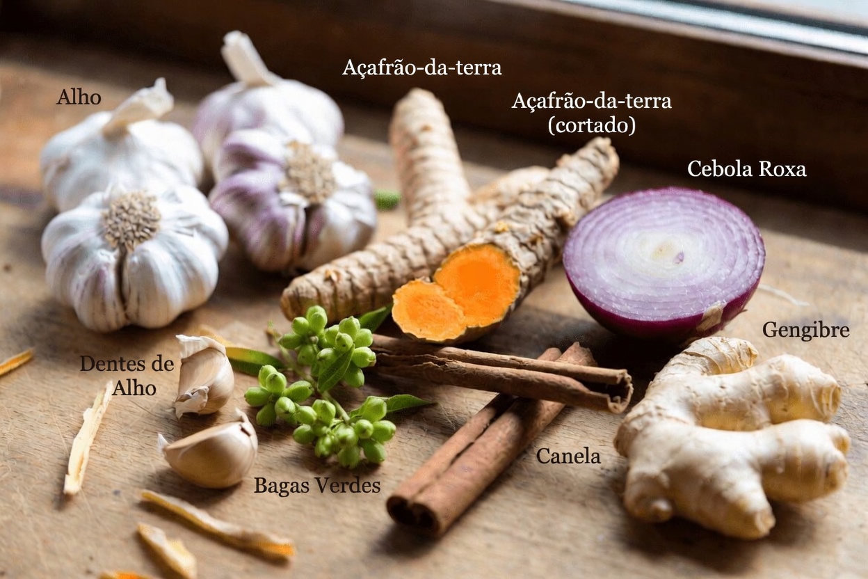 Descubra Esta Fácil Mistura de Chá para a Manhã e Após o Jantar com Alho, Cúrcuma, Cebola, Gengibre, Canela e Folhas de Goiaba