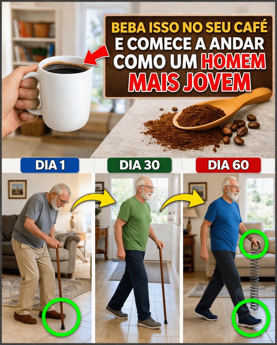 3 chás simples que adultos com mais de 60 anos podem tomar diariamente para apoiar a saúde muscular e facilitar a mobilidade