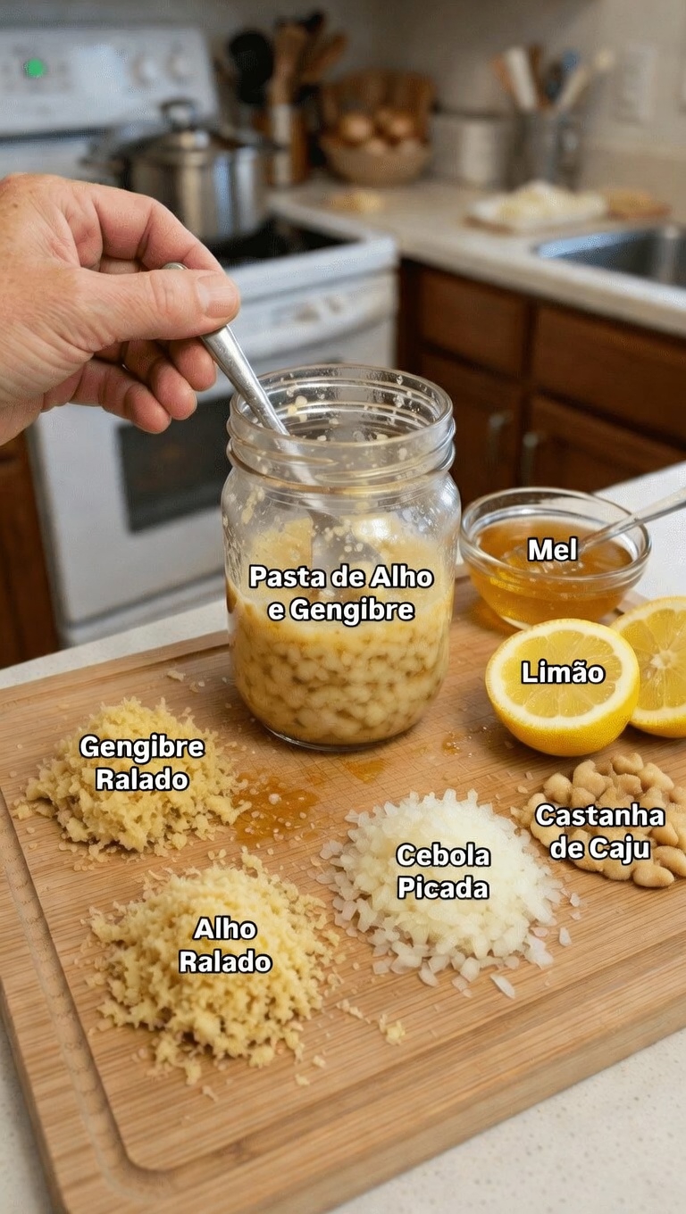 O simples hábito diário que está em alta: gengibre ralado, cebola, alho, suco de limão e mel explicados