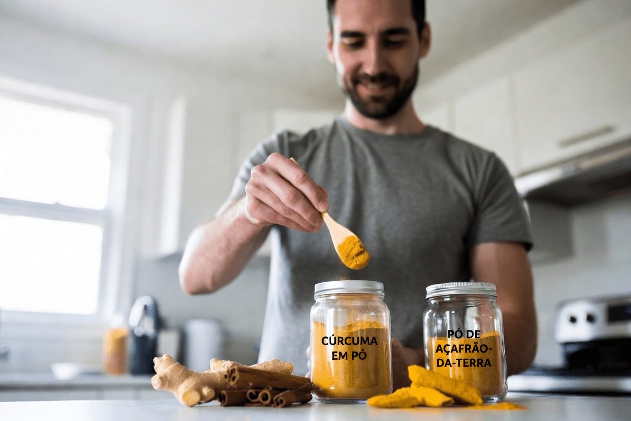 Por Que Homens em Todo Lugar Estão Misturando Gengibre, Canela e Cúrcuma para Seu Bem-Estar e Vitalidade Diários