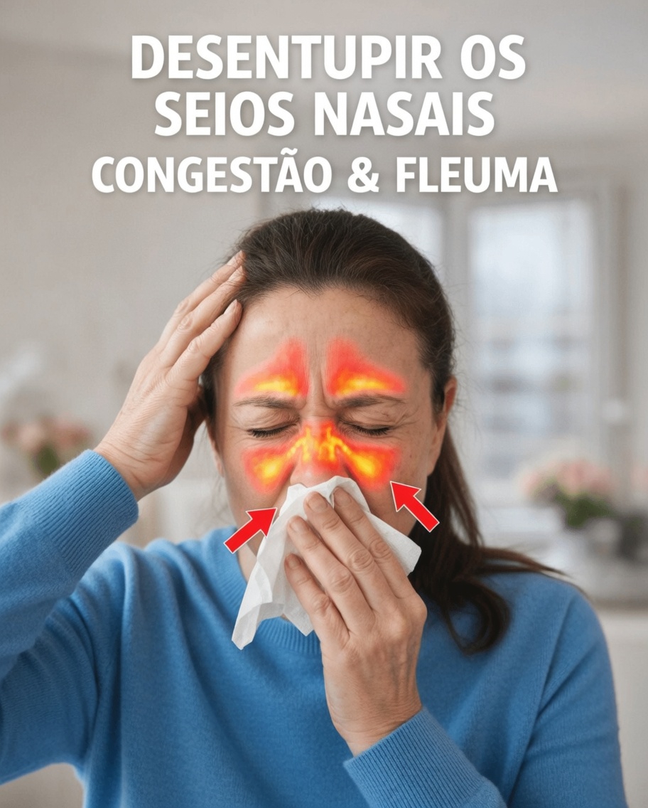 Descubra Maneiras Fáceis de Ajudar a Aliviar o Congestionamento dos Seios Nasais e o Catarro Naturalmente com Estes Hábitos Caseiros
