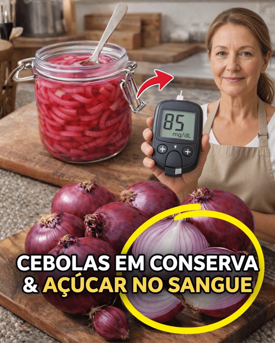 Como Esta Simples Receita de Cebola Roxa em Conserva Chamou Atenção por Ajudar a Manter os Níveis de Açúcar no Sangue Estáveis