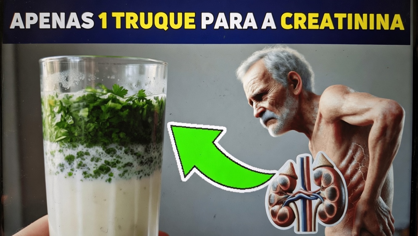 Descubra esta simples receita caseira de bebida que pode ajudar a apoiar níveis saudáveis de creatinina e o bem-estar dos rins