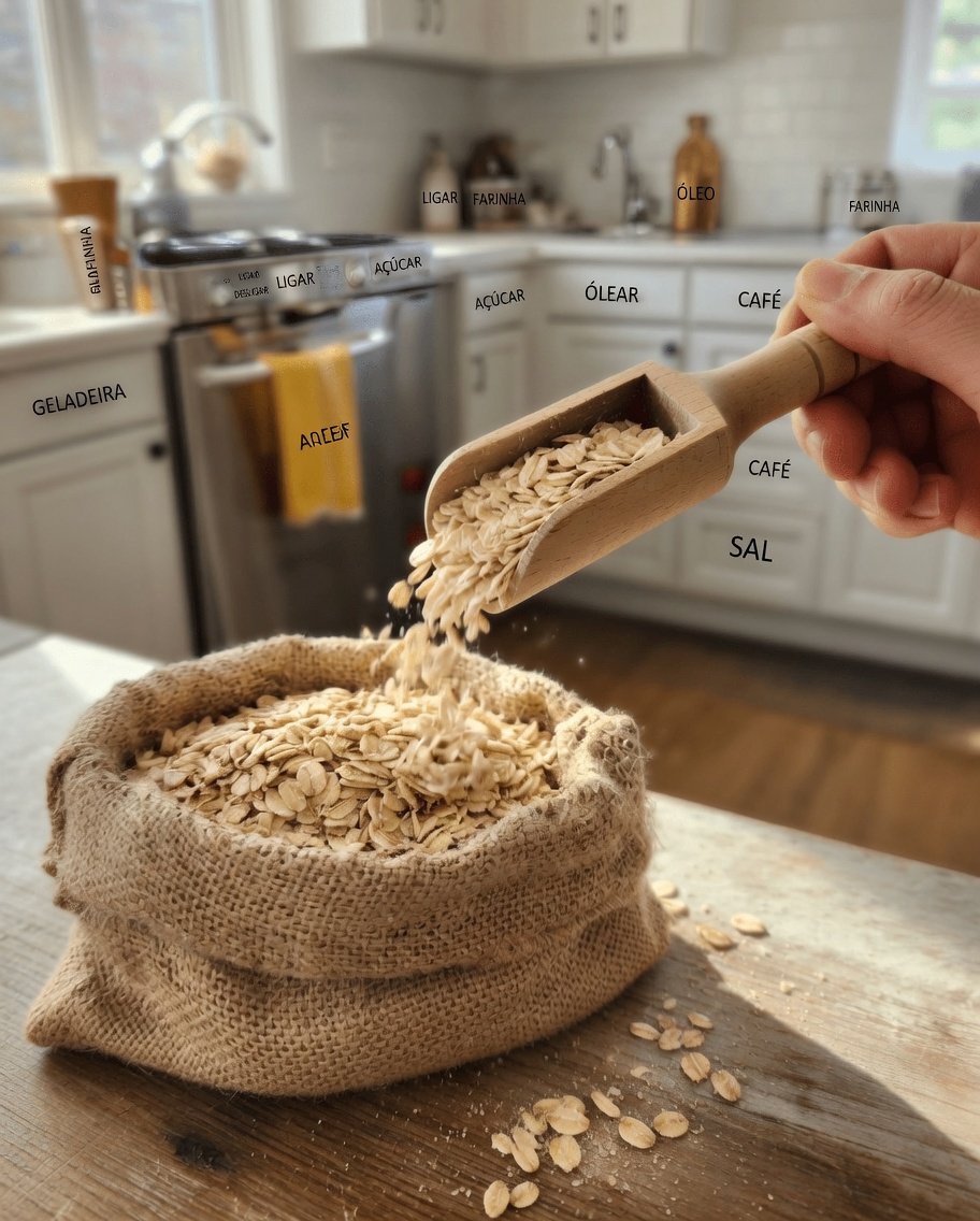 2 colheres de sopa de aveia por dia: como esse hábito simples pode ajudar a manter a saúde dos joelhos e das articulações