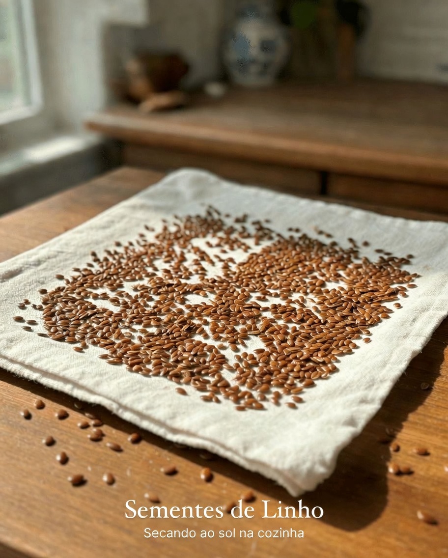 Por que os idosos estão adorando esta colher de sopa de sementes de linhaça antes de dormir para ajudar a manter uma circulação saudável