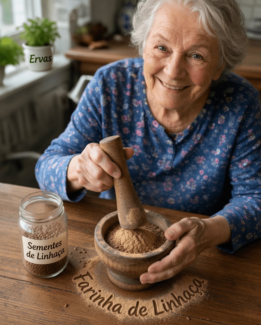 Por que os idosos estão adorando esta colher de sopa de sementes de linhaça antes de dormir para ajudar a manter uma circulação saudável