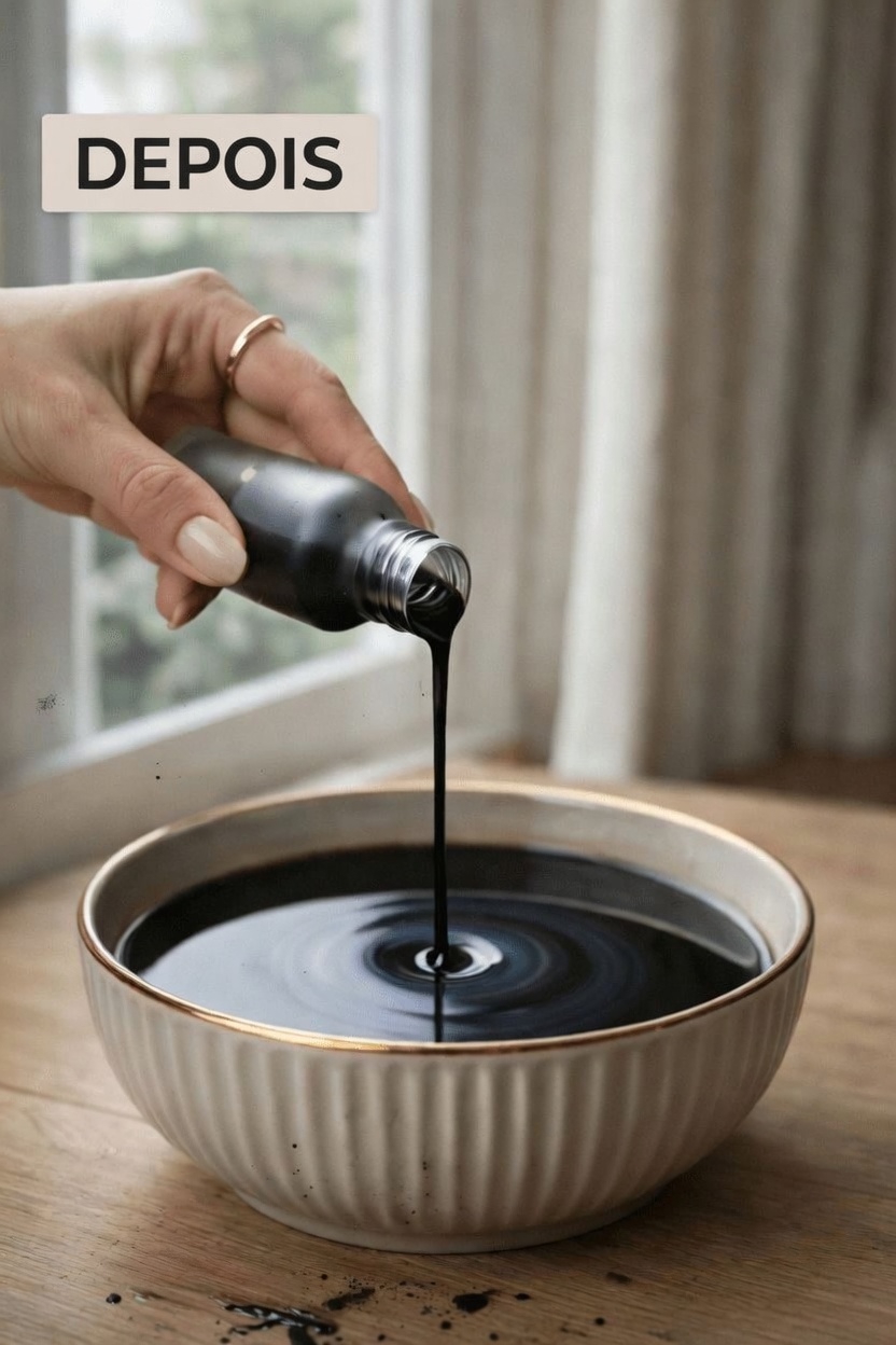 Descubra como a tintura capilar de carvão viral é usada para revitalizar naturalmente os cabelos grisalhos em casa