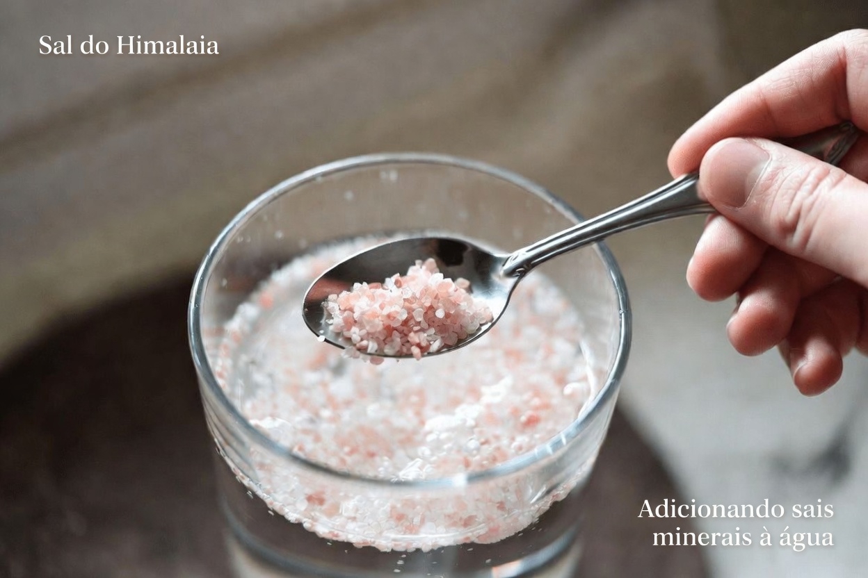 Sal do Himalaia antes de dormir? Um truque simples de bem-estar noturno