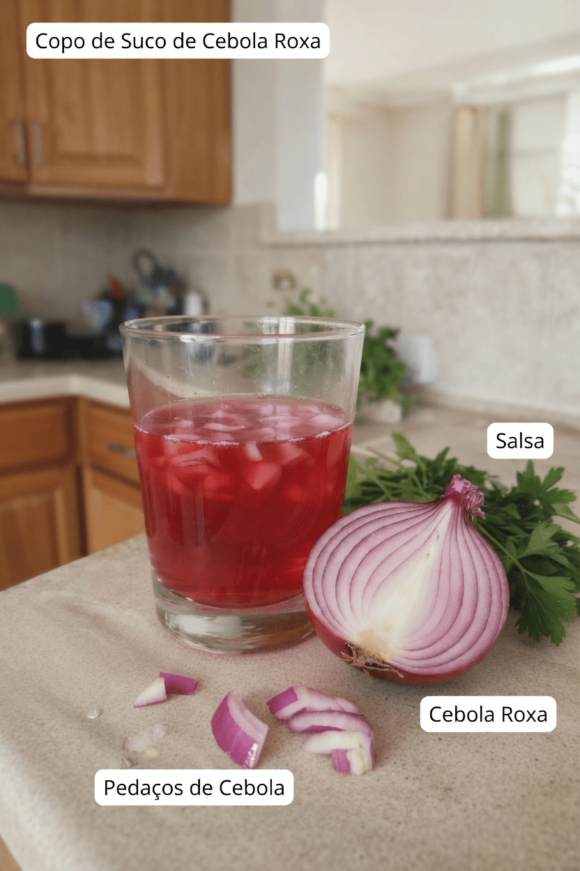 Deixar cebolas roxas de molho em água durante a noite: por que esse hábito tradicional está ganhando atenção para o bem-estar masculino