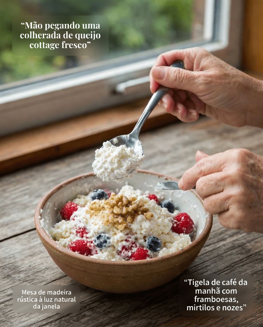Por que muitos idosos estão escolhendo queijo cottage em vez de ovos para apoiar a saúde muscular