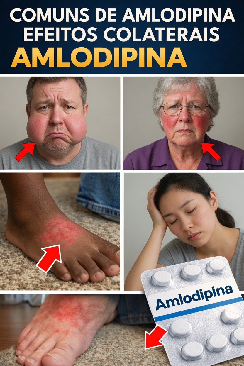 12 efeitos colaterais da amlodipina que você precisa conhecer – um guia completo para usuários