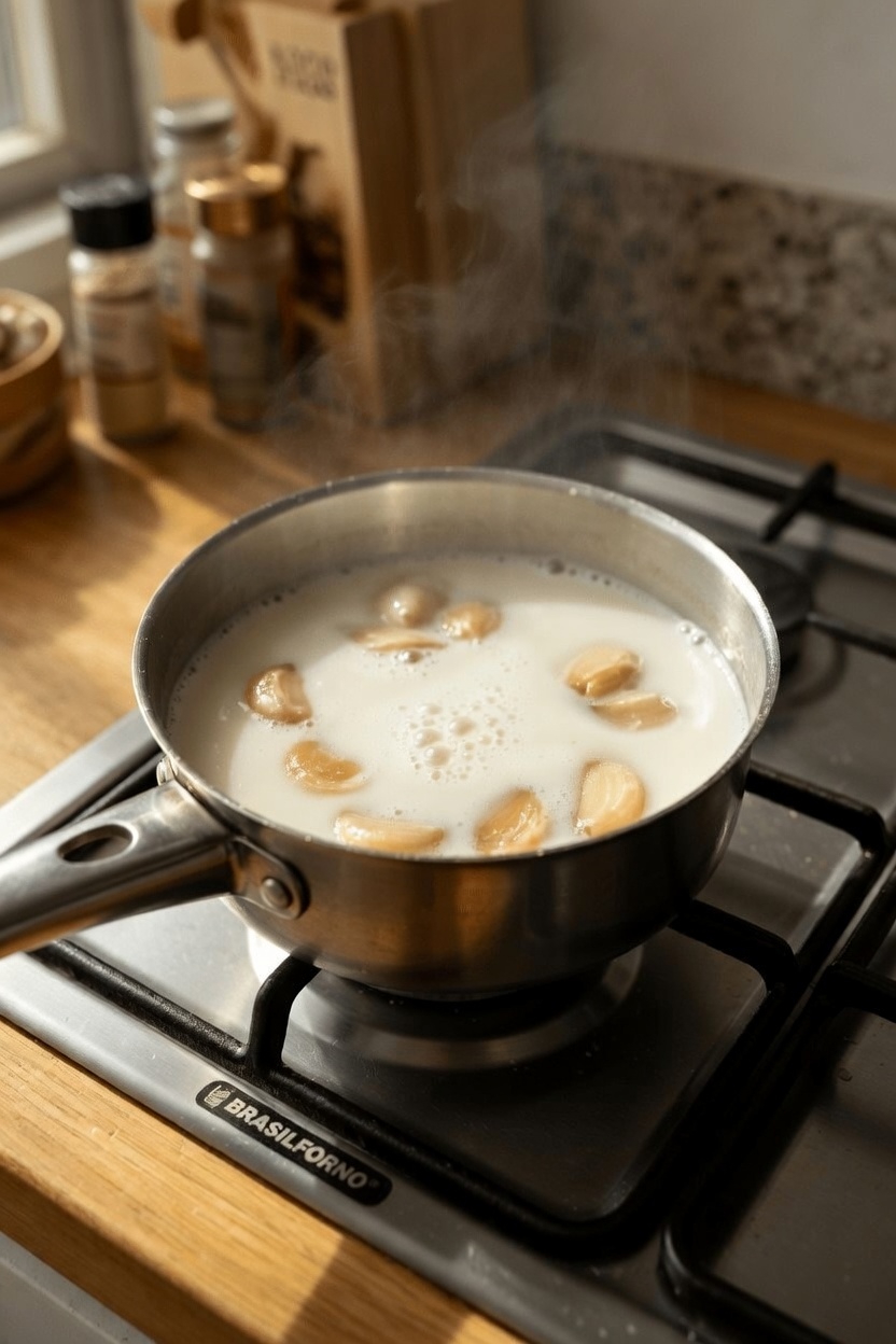 Você já experimentou ferver alho no leite? Descubra este hábito simples para a sua rotina diária de bem-estar