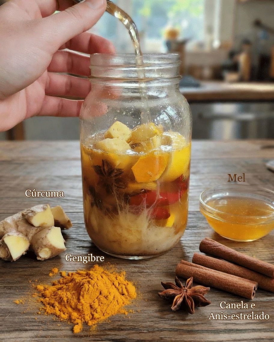 Como Fazer em Casa o Tônico Mestre Tudo-em-Um: Passos Simples para Esta Receita Tradicional de Fire Cider com Ingredientes Naturais