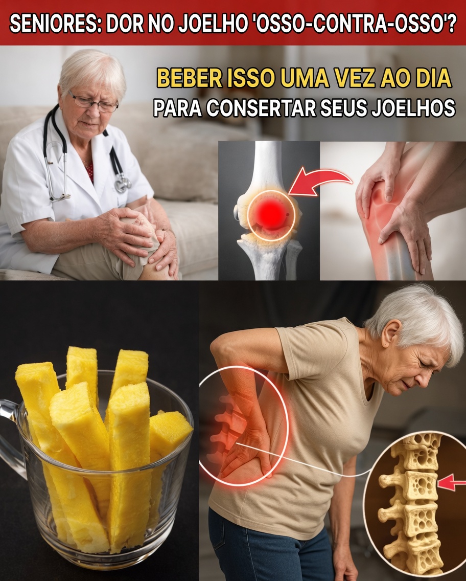 Idosos, bebam ISTO todas as manhãs para ajudar a reconstruir a cartilagem do joelho e silenciar a dor