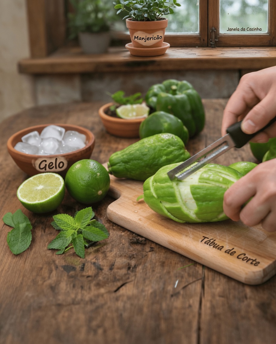 Como Preparar um Refrescante Suco de Chuchu com Limão para Sua Rotina Diária de Bem-Estar em Casa