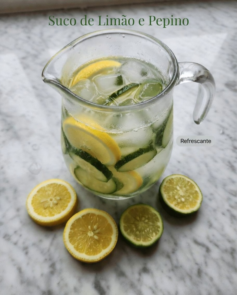 O Hábito Diário Fácil de Beber Água com Limão, Lima e Pepino: O Que a Ciência Diz Sobre Essa Escolha Refrescante