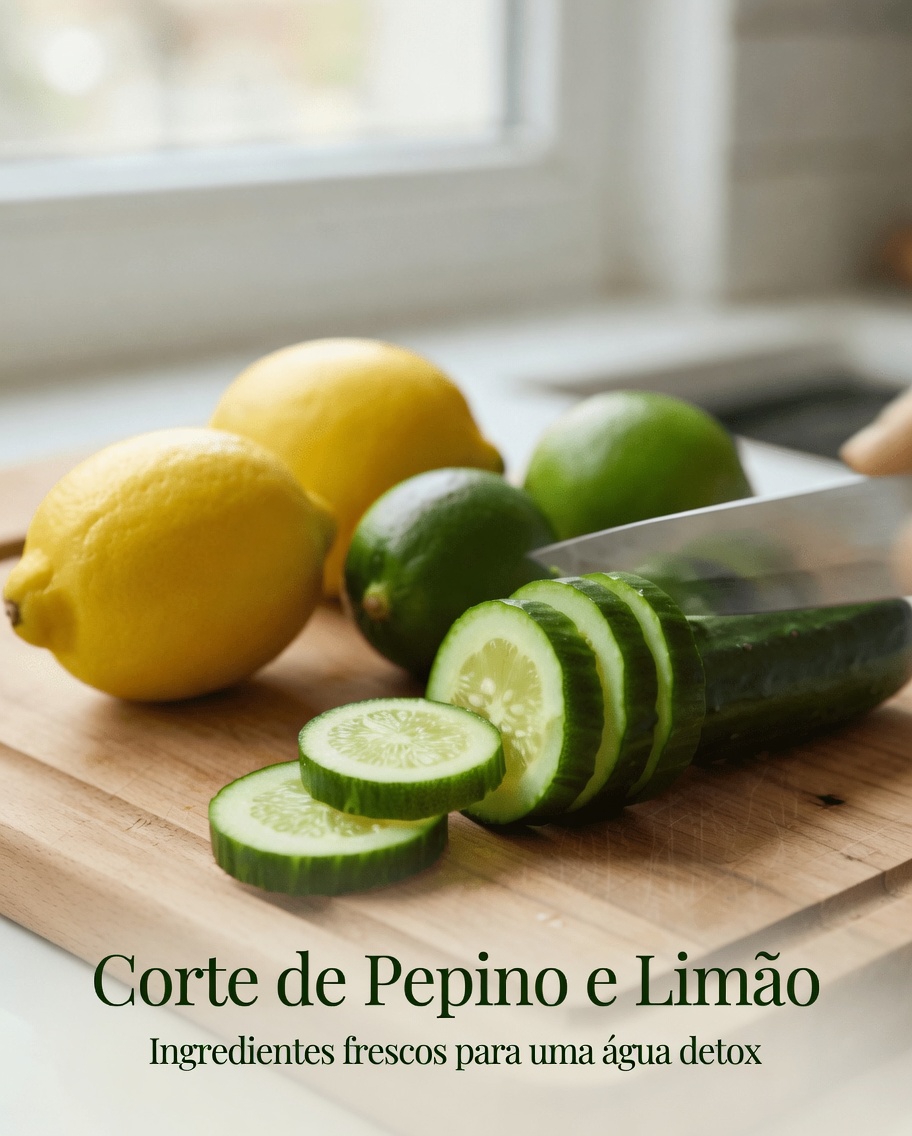 O Hábito Diário Fácil de Beber Água com Limão, Lima e Pepino: O Que a Ciência Diz Sobre Essa Escolha Refrescante