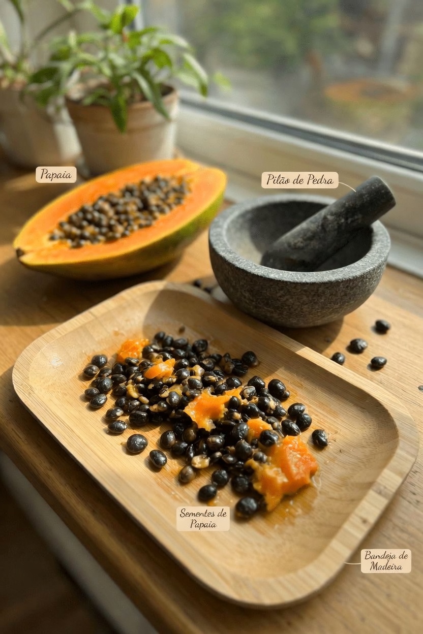 Como as Sementes de Mamão Podem Ajudar no Conforto das Articulações: Um Simples Remédio Caseiro para o Desconforto nos Joelhos, nas Costas e na Coluna