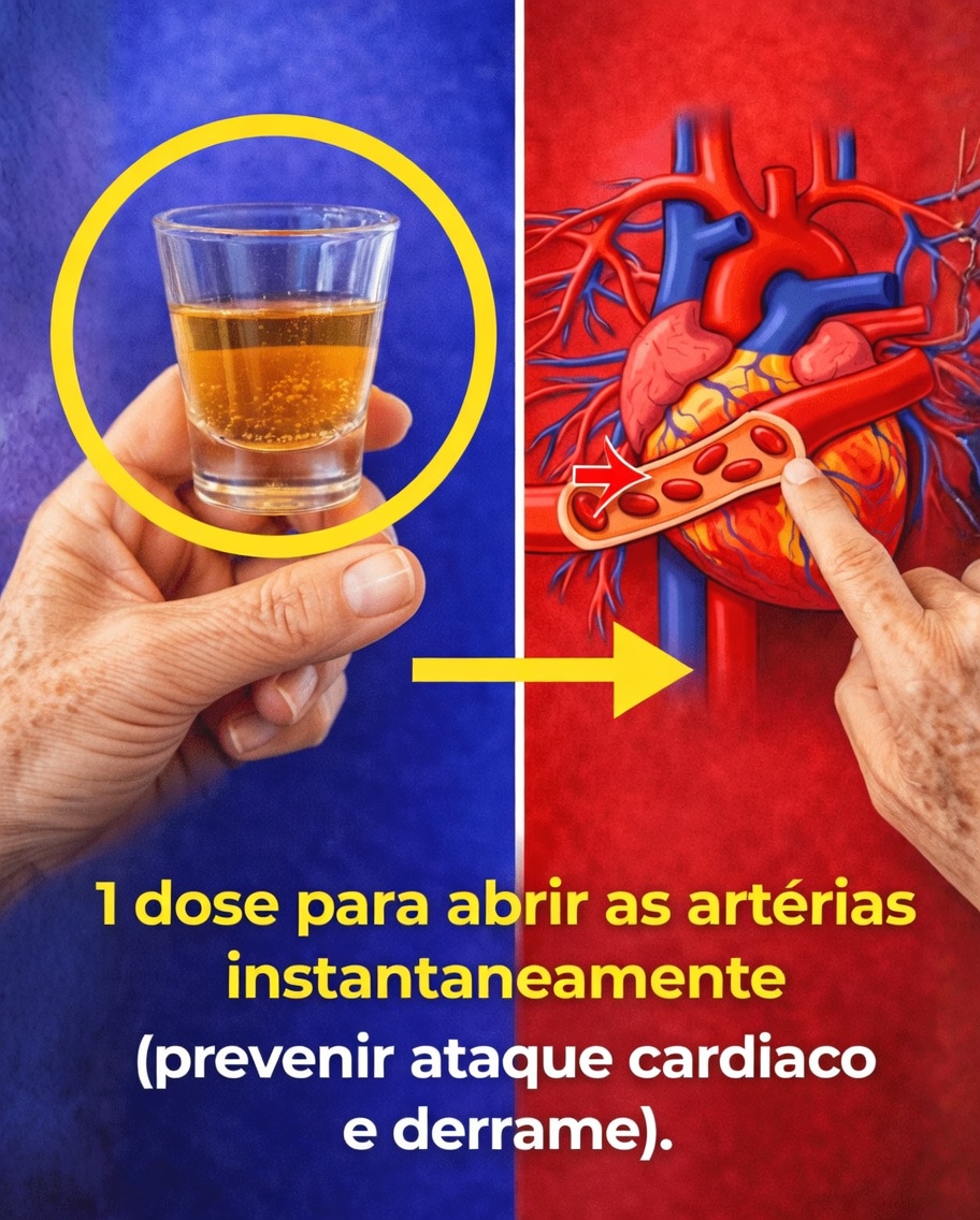1 dose ajuda as artérias instantaneamente, prevenindo ataque cardíaco e derrame