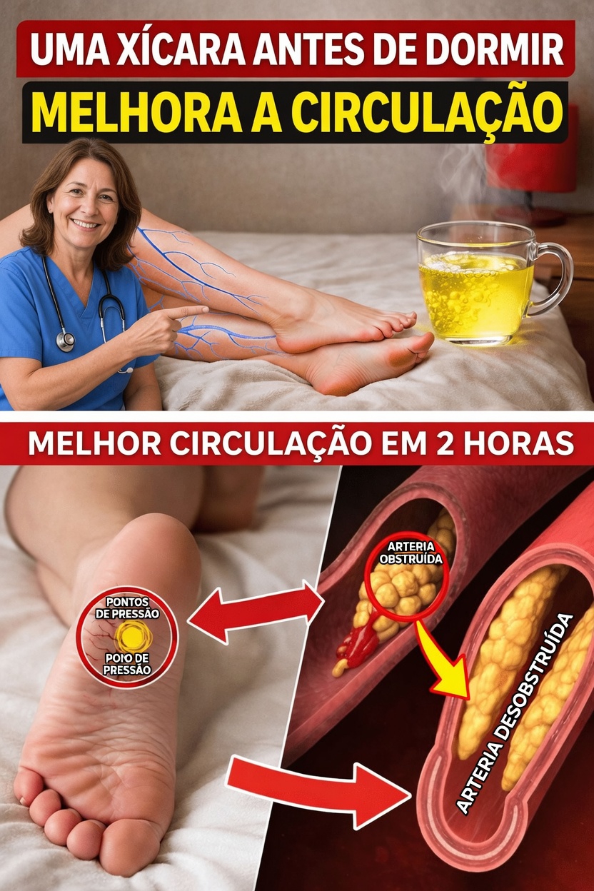 Como Beber Uma Simples Xícara Antes de Dormir Pode Ajudar na Sua Circulação e Fazer Você Dormir Mais Profundamente