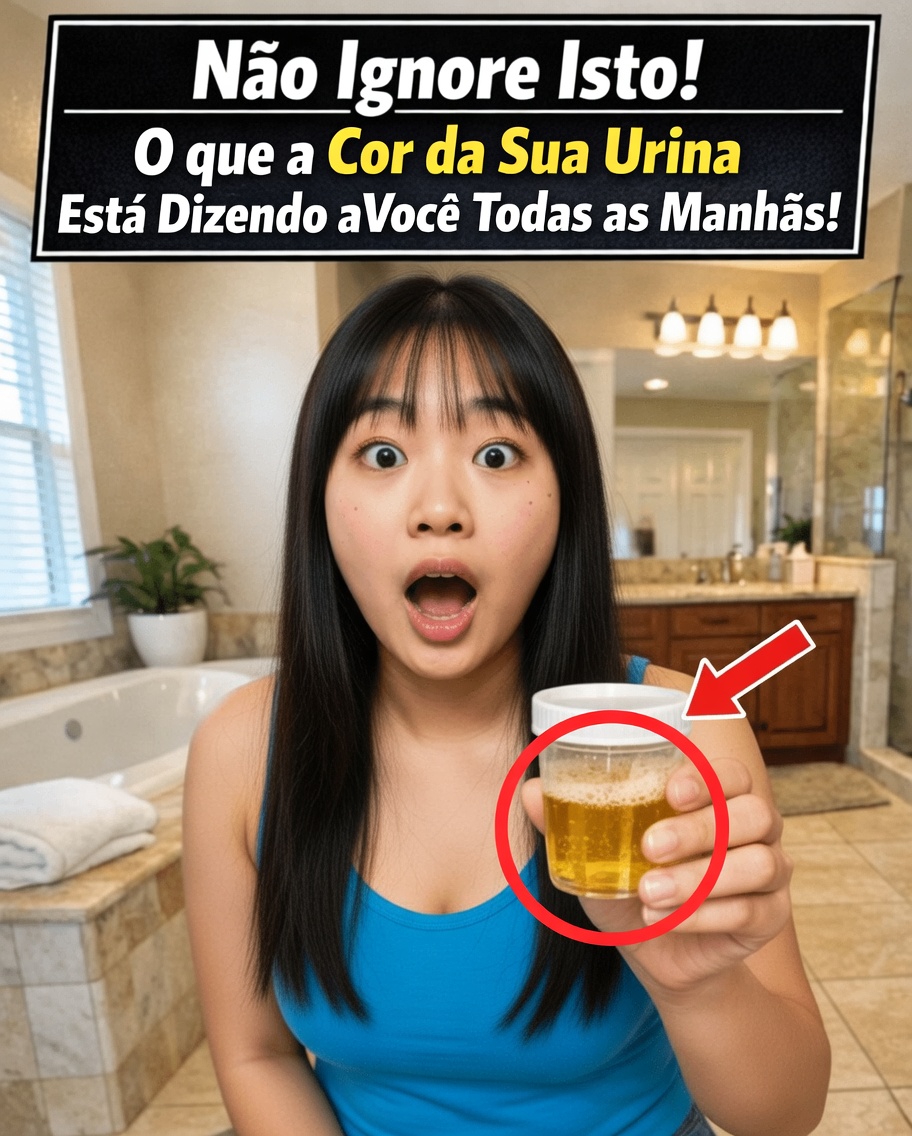 De que cor é a sua urina da manhã? Eis o que isso pode estar dizendo sobre o seu corpo
