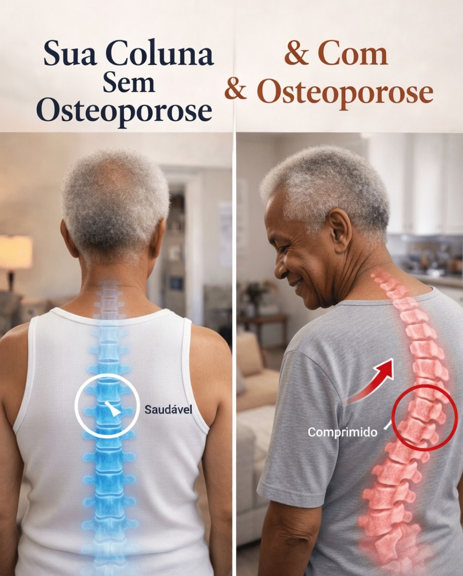 Coluna saudável vs. osteoporose: hábitos diários simples para fortalecer os ossos e melhorar a postura