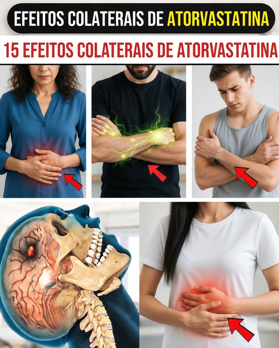 Efeitos colaterais da atorvastatina: 15 reações comuns e raras para observar e discutir com seu médico