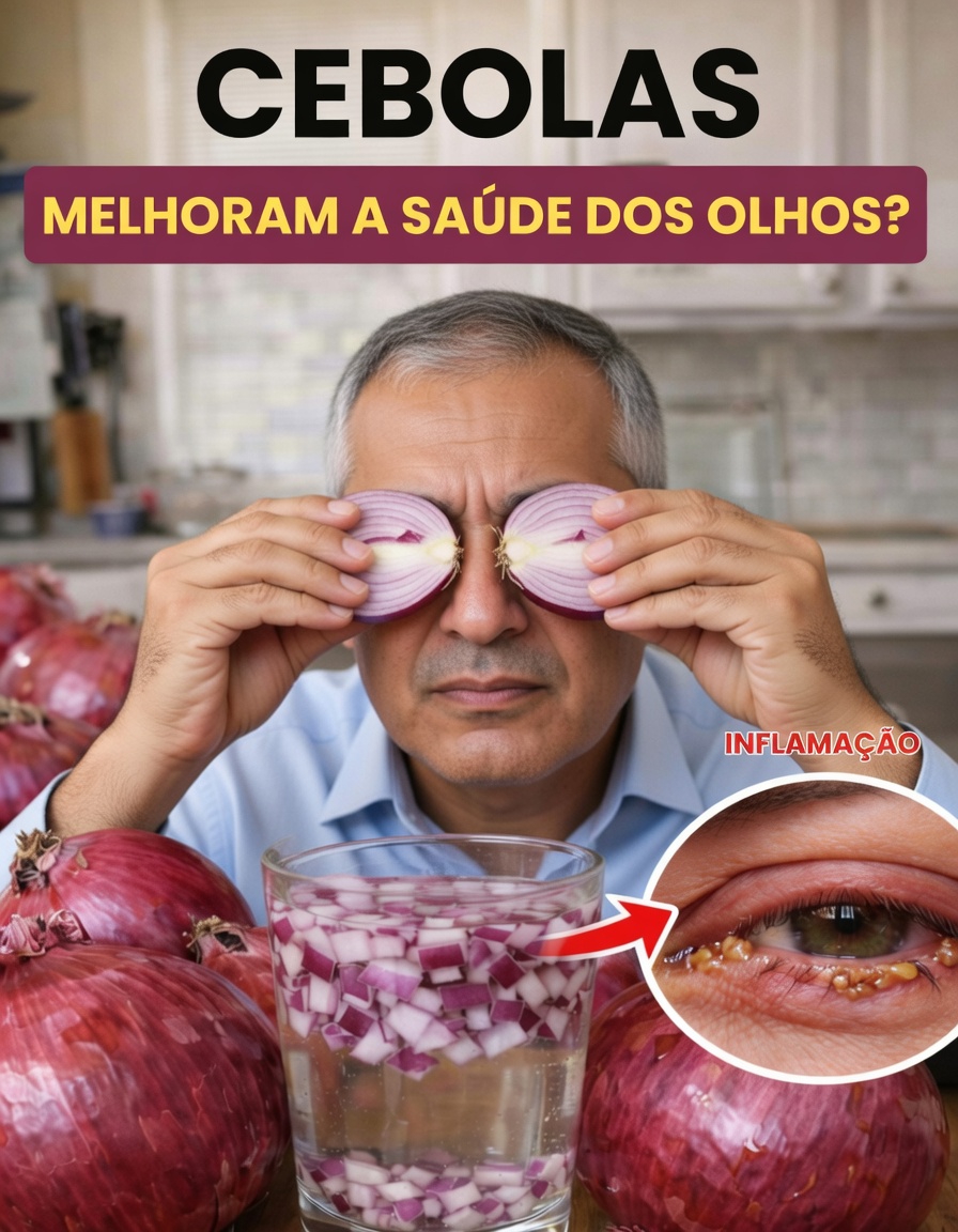 Cebola para os olhos: o remédio natural de 5 minutos que muitos estão descobrindo
