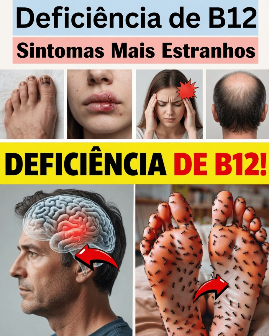 Aqui estão 8 sinais estranhos de que seu corpo está implorando por vitamina B12 que a maioria das pessoas ignora completamente