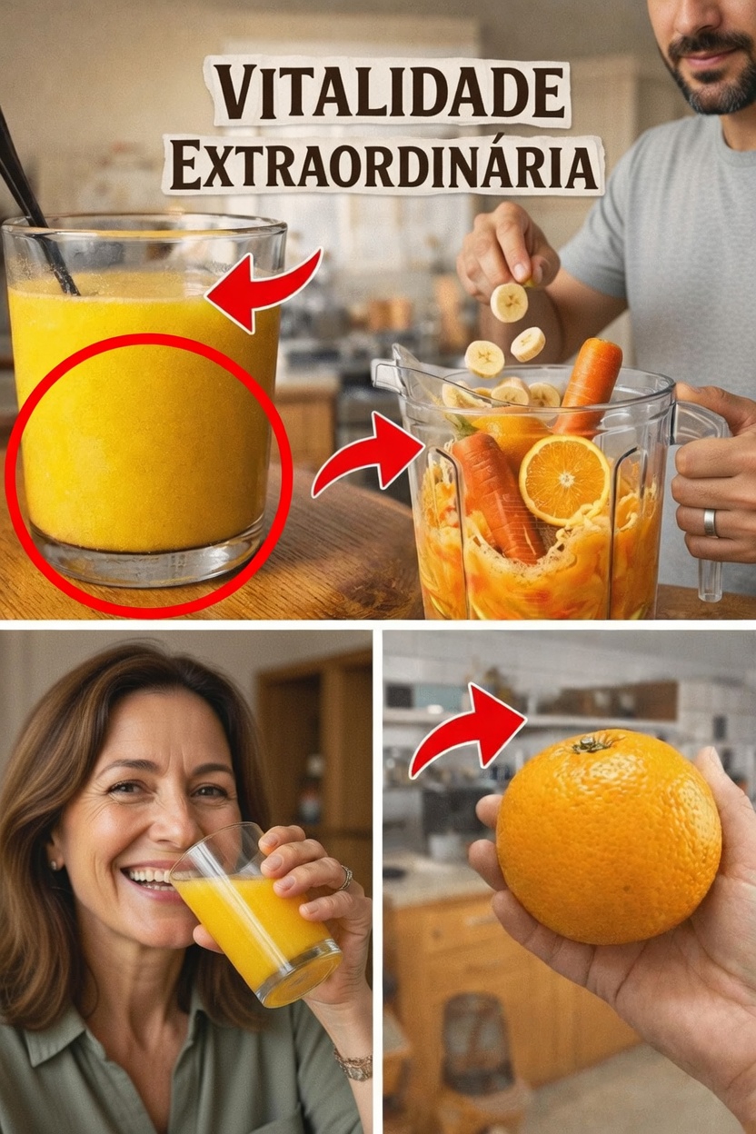 Como Fazer o Smoothie Dourado da Manhã que Apoia Suavemente a Saúde Diária dos Seus Olhos e o Conforto da Visão