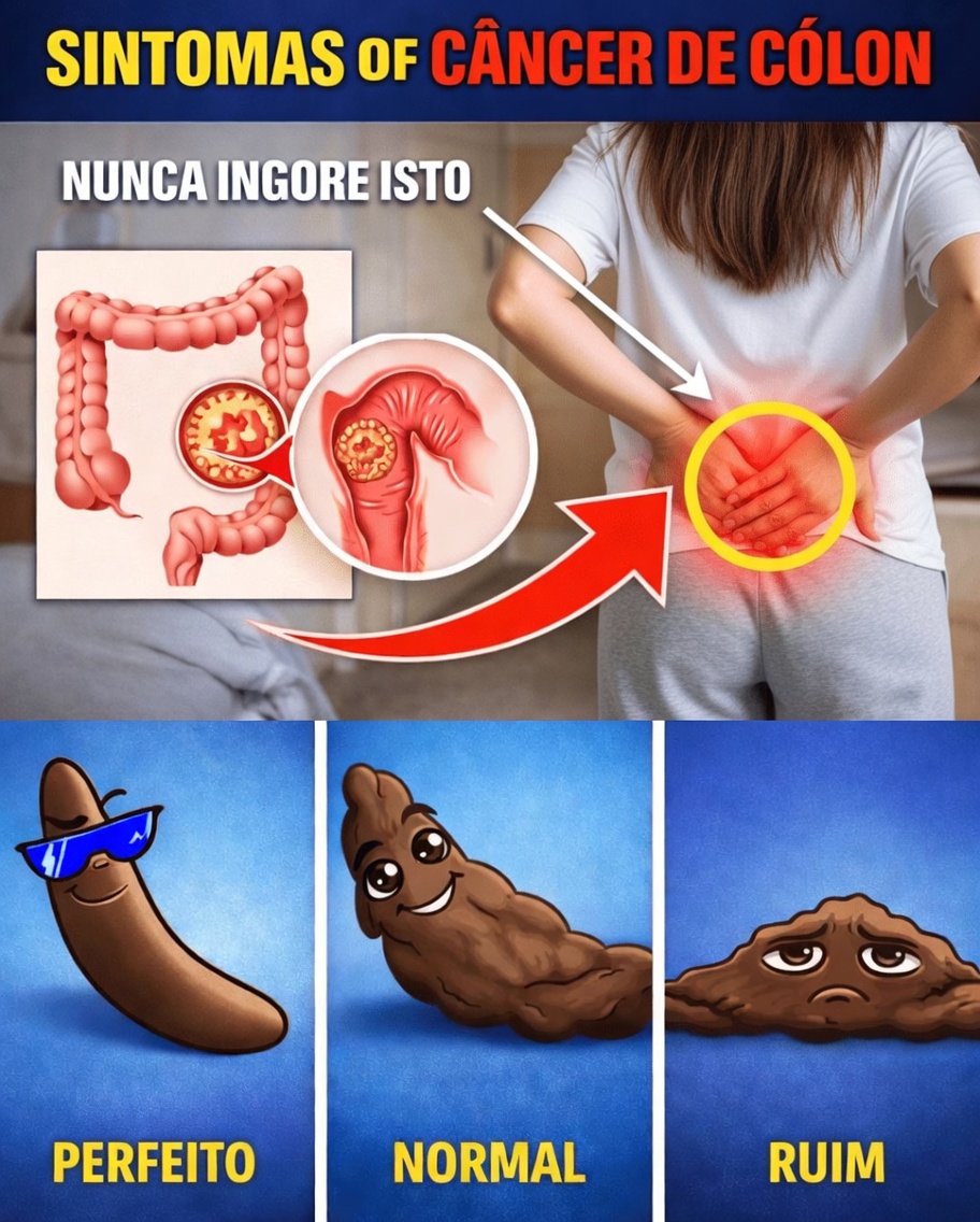 8 sinais de alerta precoces de câncer de cólon que você NÃO DEVE IGNORAR!