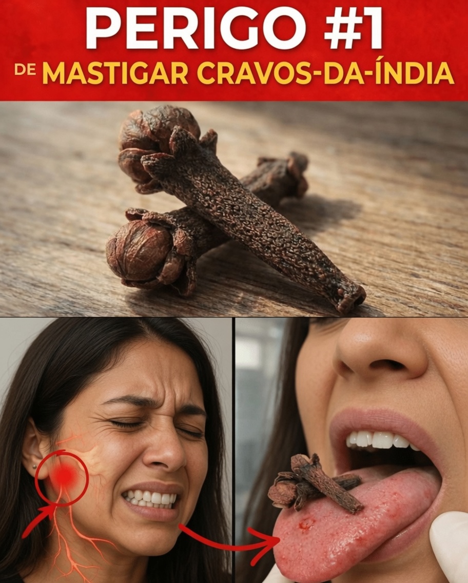 Descubra por que mastigar cravos-da-índia inteiros pode causar desconforto na boca e como usá-los com segurança todos os dias