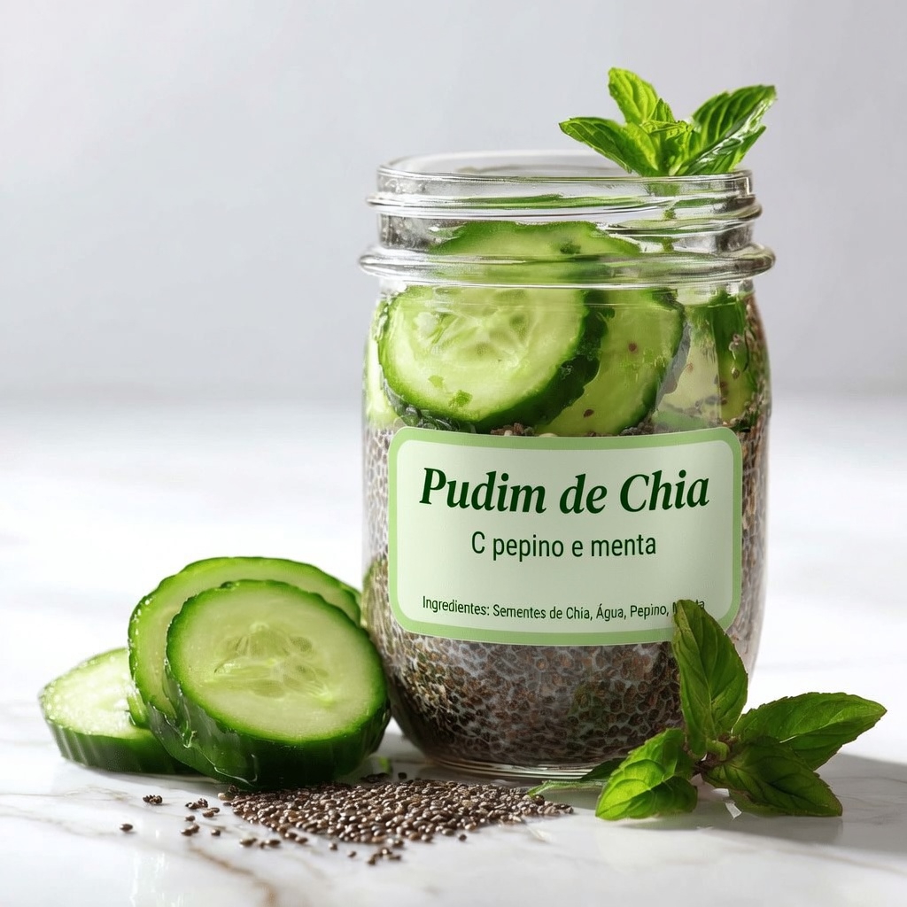 Experimente esta simples bebida de pepino e sementes de chia para ajudar na digestão saudável