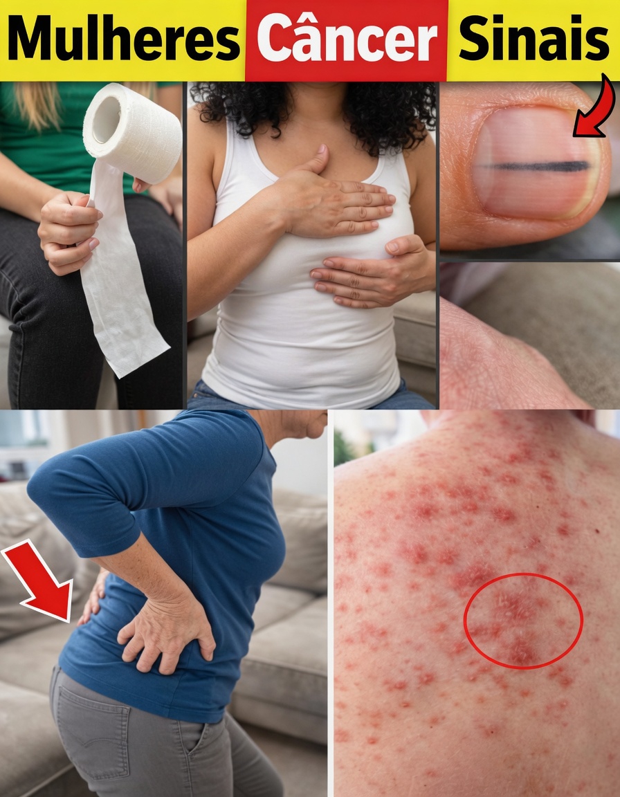 14 sinais visíveis de câncer que a maioria das mulheres ignora, mas deveria conhecer