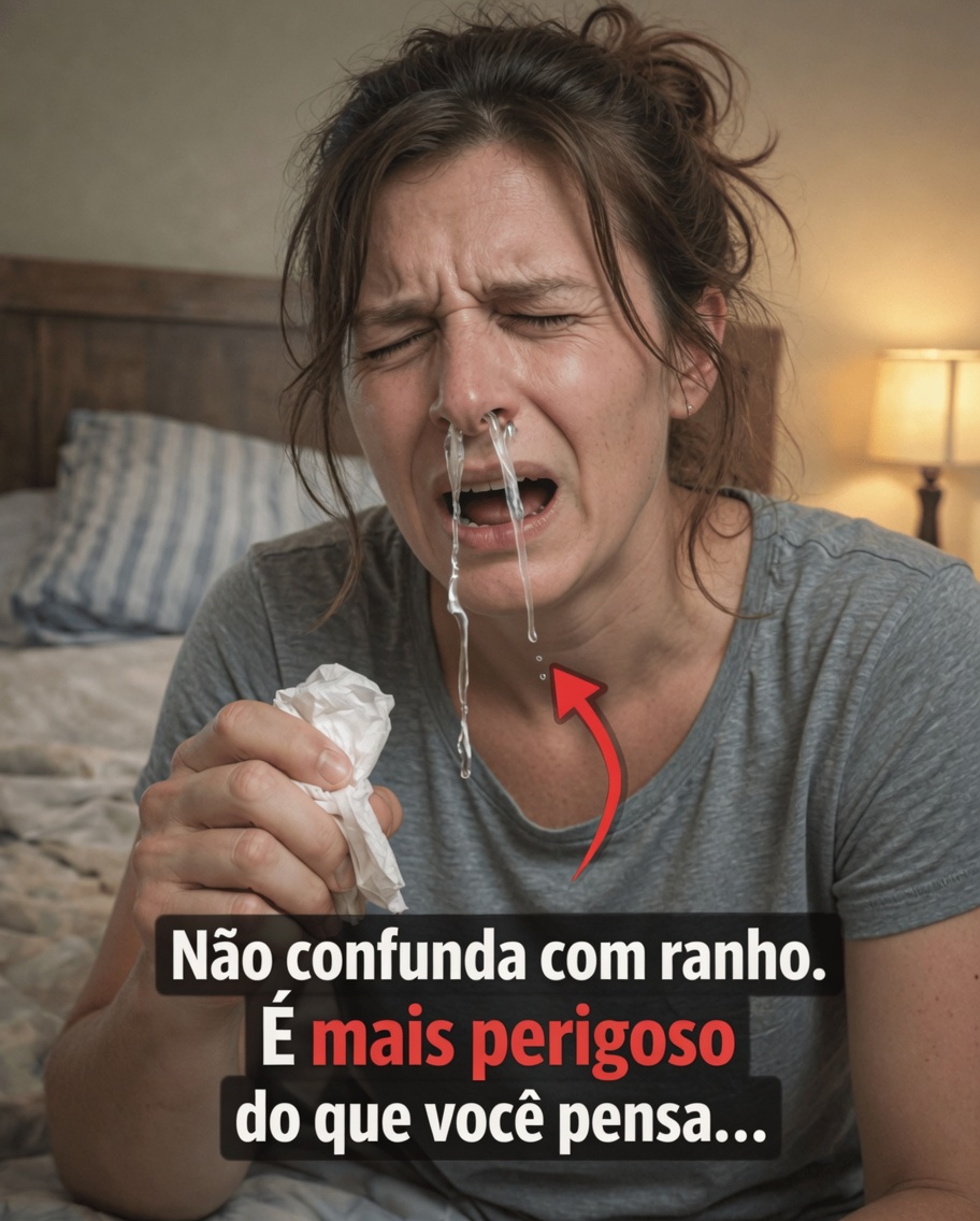 O vazamento de líquido transparente pelo nariz é motivo de preocupação? Informações essenciais para saber