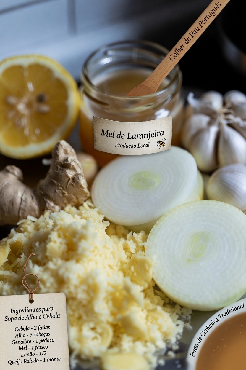 Como Fazer Esta Mistura Fácil de Gengibre Ralado, Cebola, Alho, Suco de Limão e Mel na Sua Cozinha