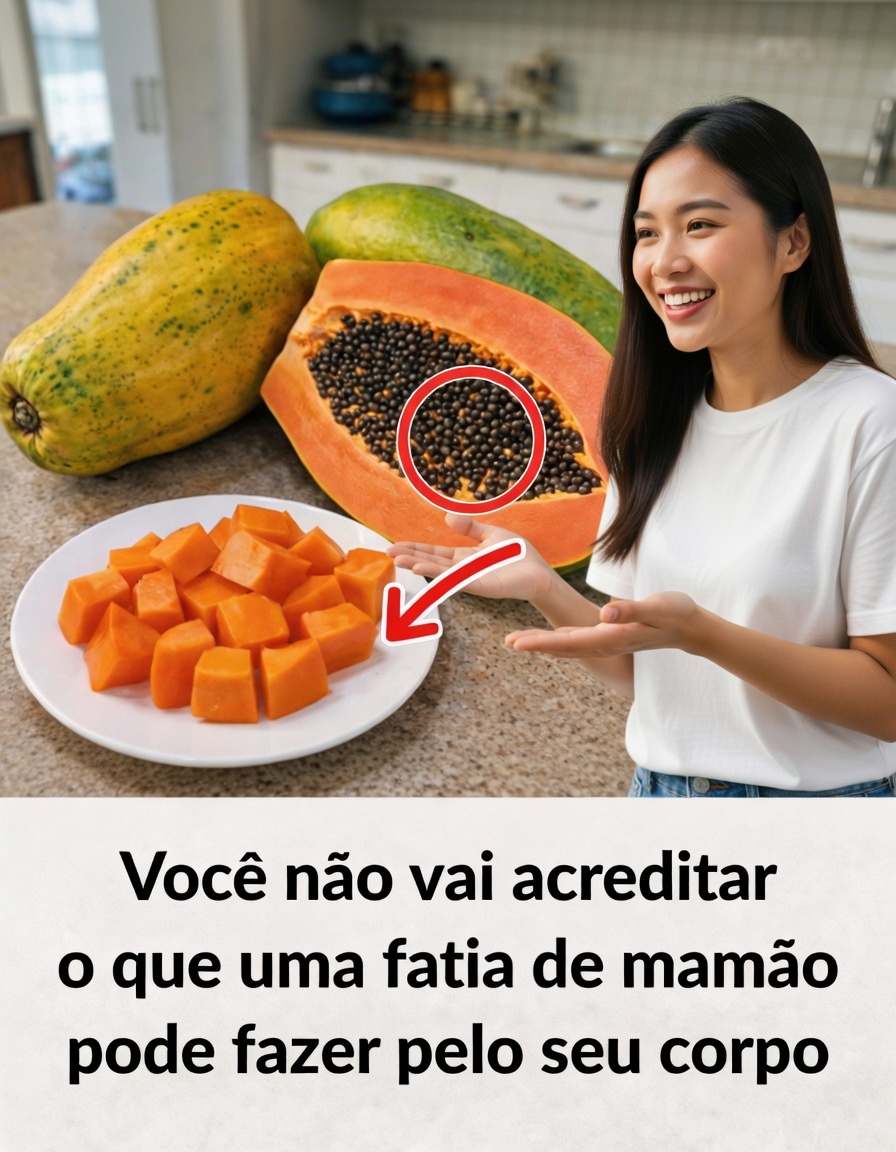 O Que Acontece com Seu Corpo Quando Você Come uma Fatia de Mamão? Descubra Efeitos Naturais Simples
