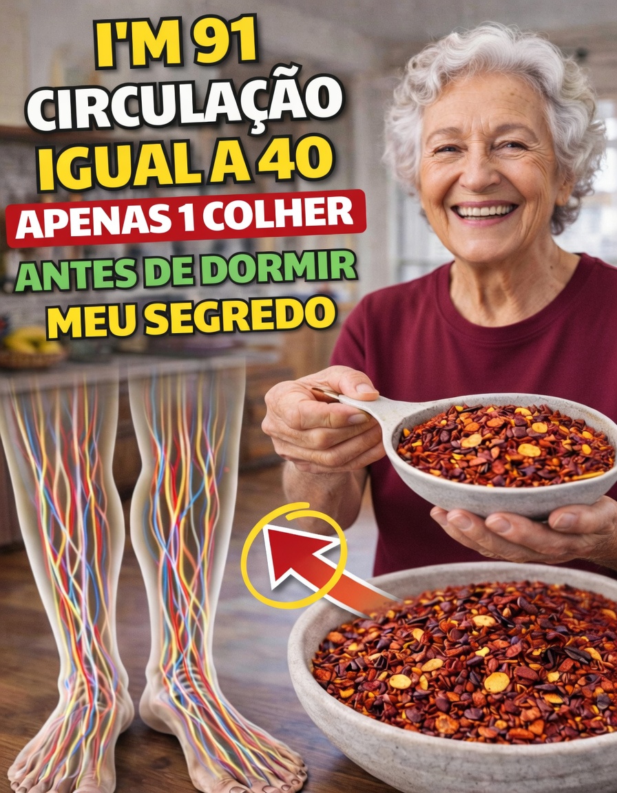 Idosos, experimentem esta dica de pimenta-caiena antes de dormir para promover uma melhor circulação sanguínea nas pernas e nos pés