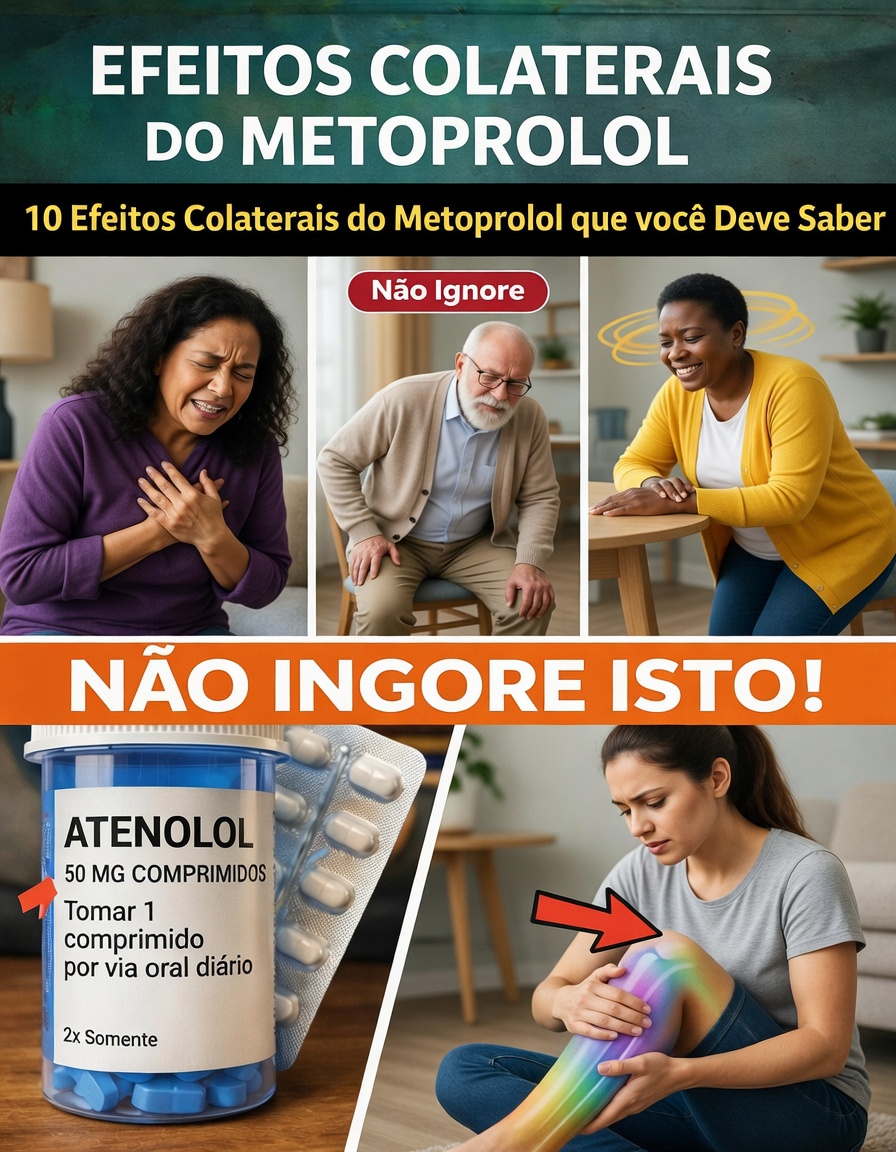 10 efeitos colaterais comuns do metoprolol que você deve conhecer e dicas práticas para controlá-los com segurança