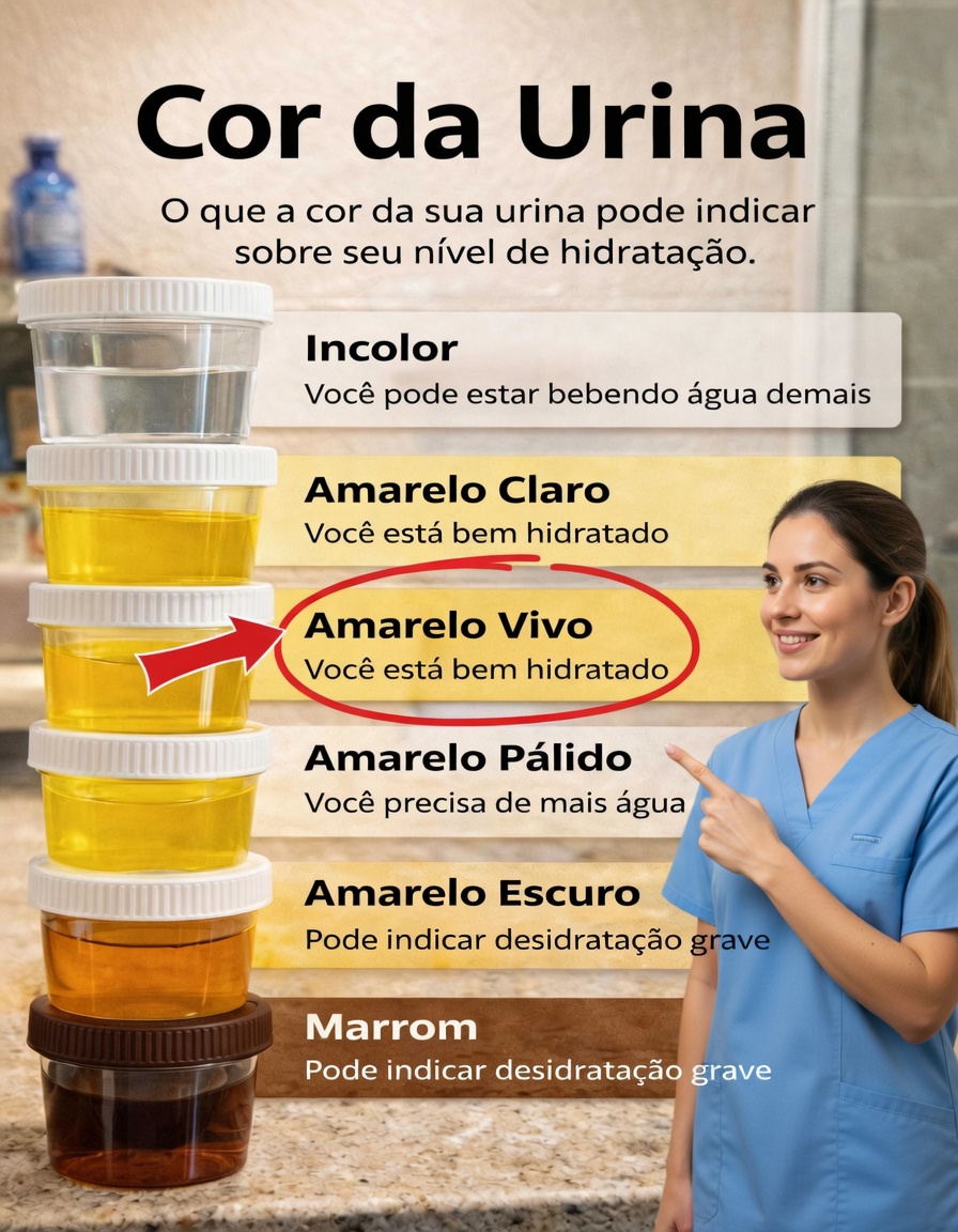 O que a cor da sua urina significa: um guia completo para entender os sinais de hidratação