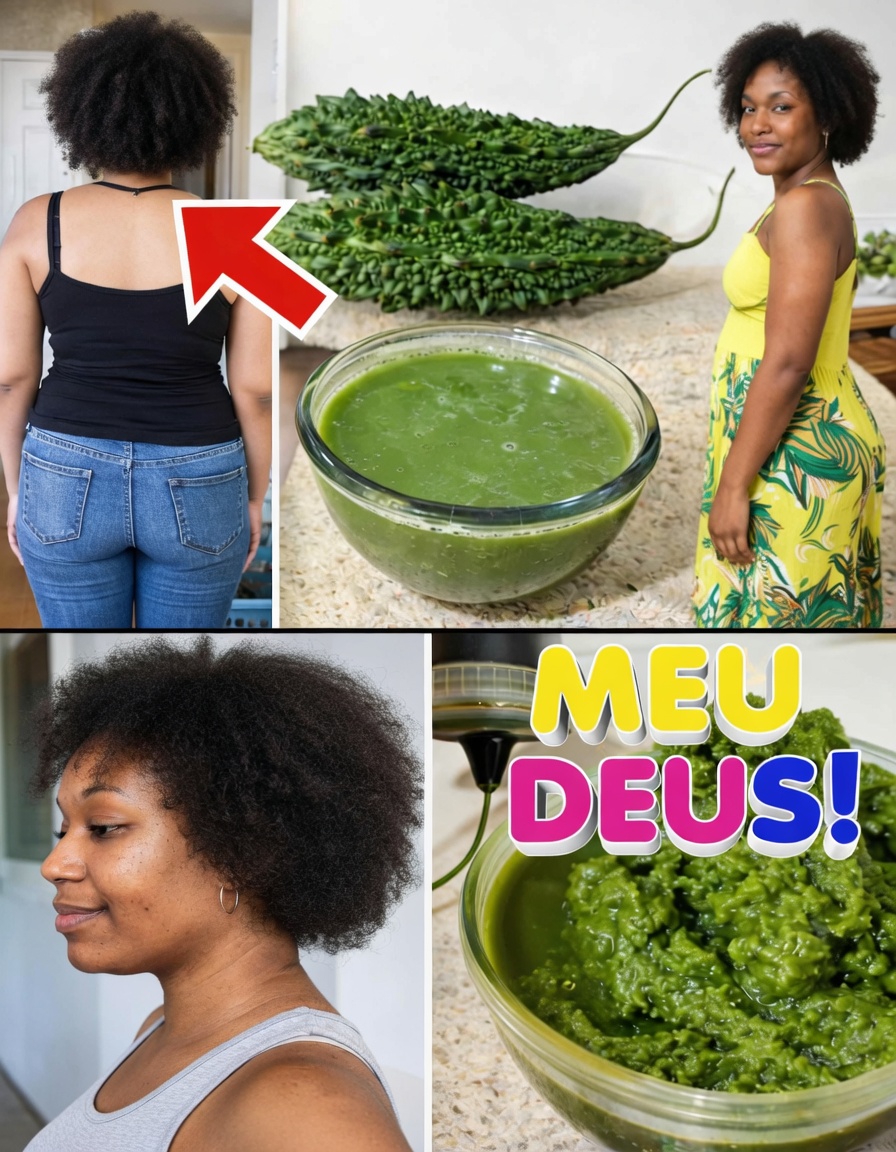 Melão-de-São-Caetano + Amla + Vitamina E: o sérum caseiro que pode ajudar a transformar cabelos finos e com queda em fios longos, grossos e fortes — de forma natural e acessível