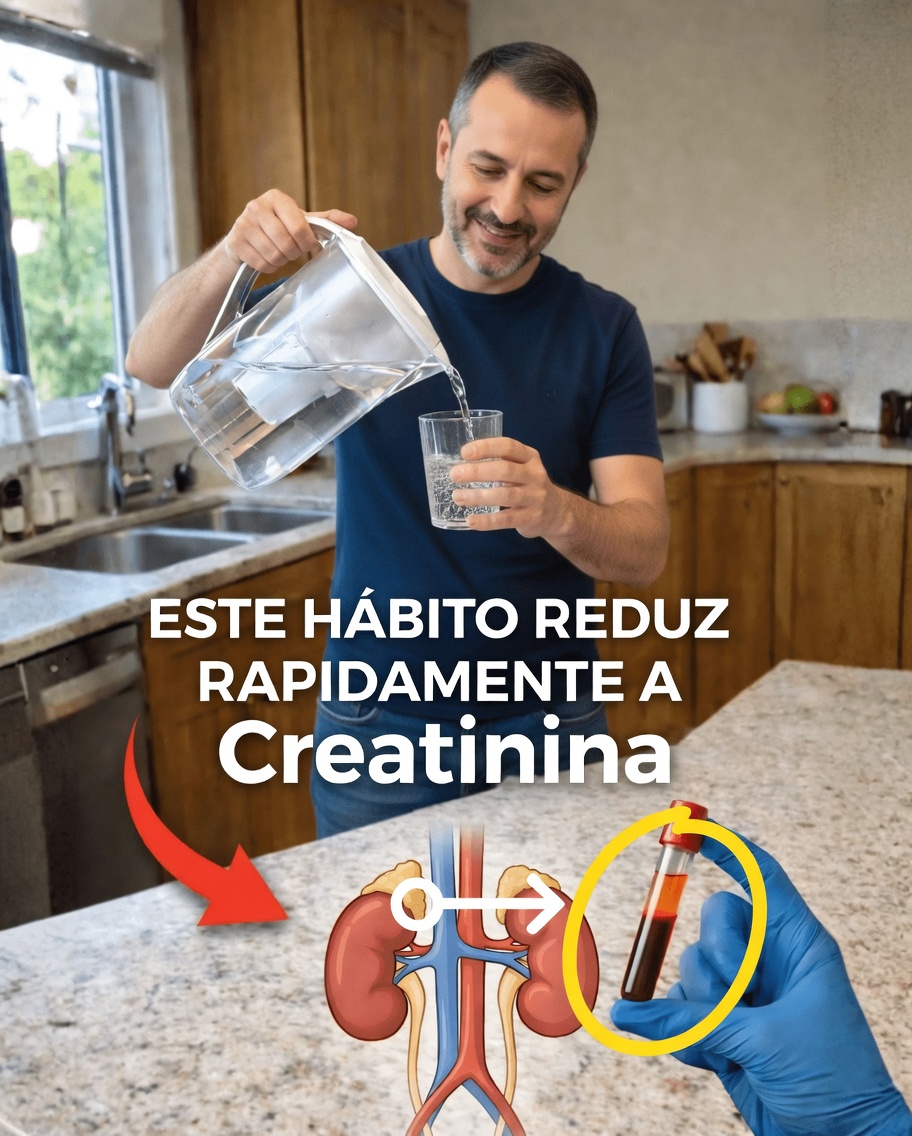 O Hábito Diário de Beber Água Suficiente que Ajuda a Manter Níveis Saudáveis de Creatinina e a Função Renal