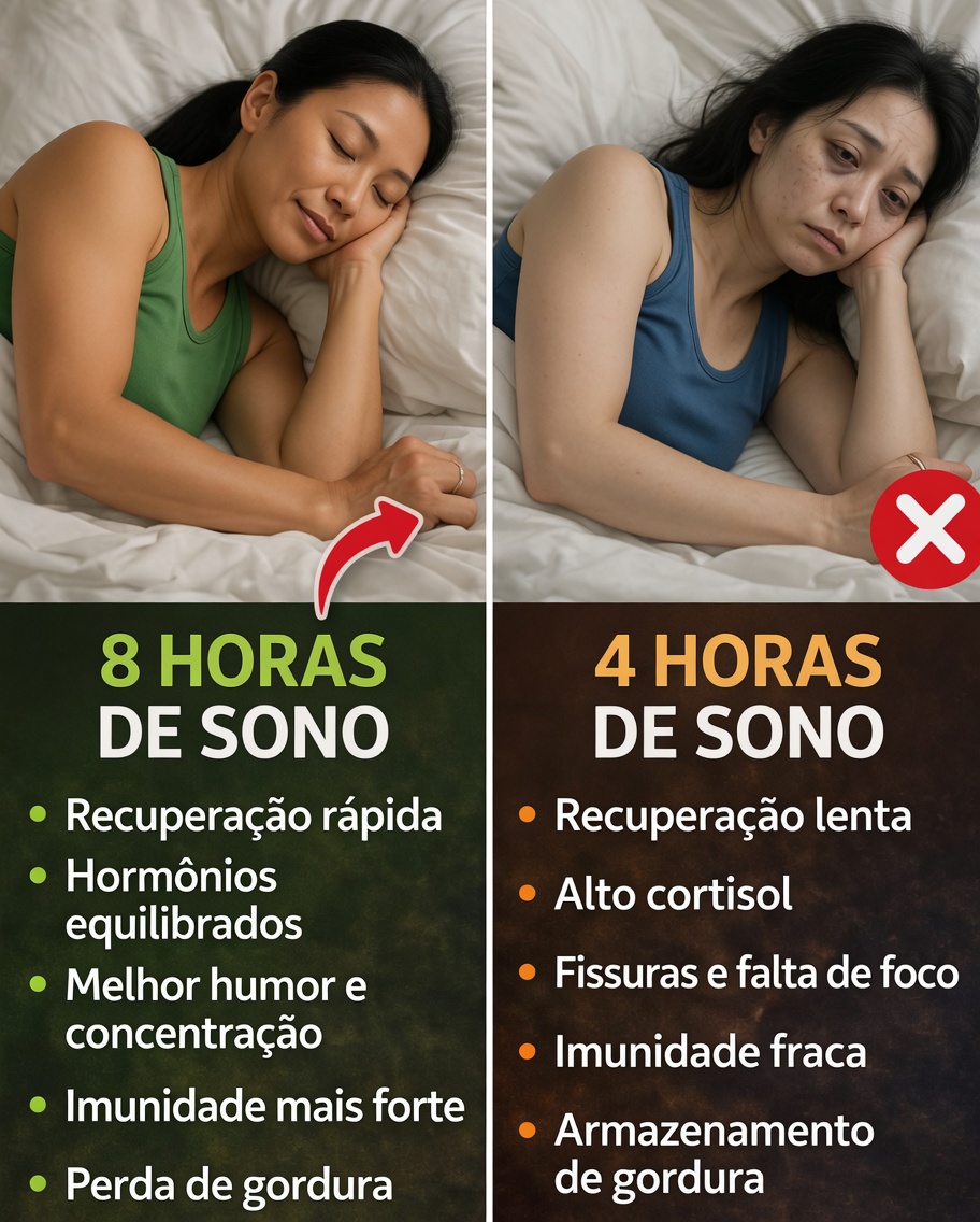O que acontece com o seu corpo com 8 horas de sono em comparação com 4 horas: um guia essencial