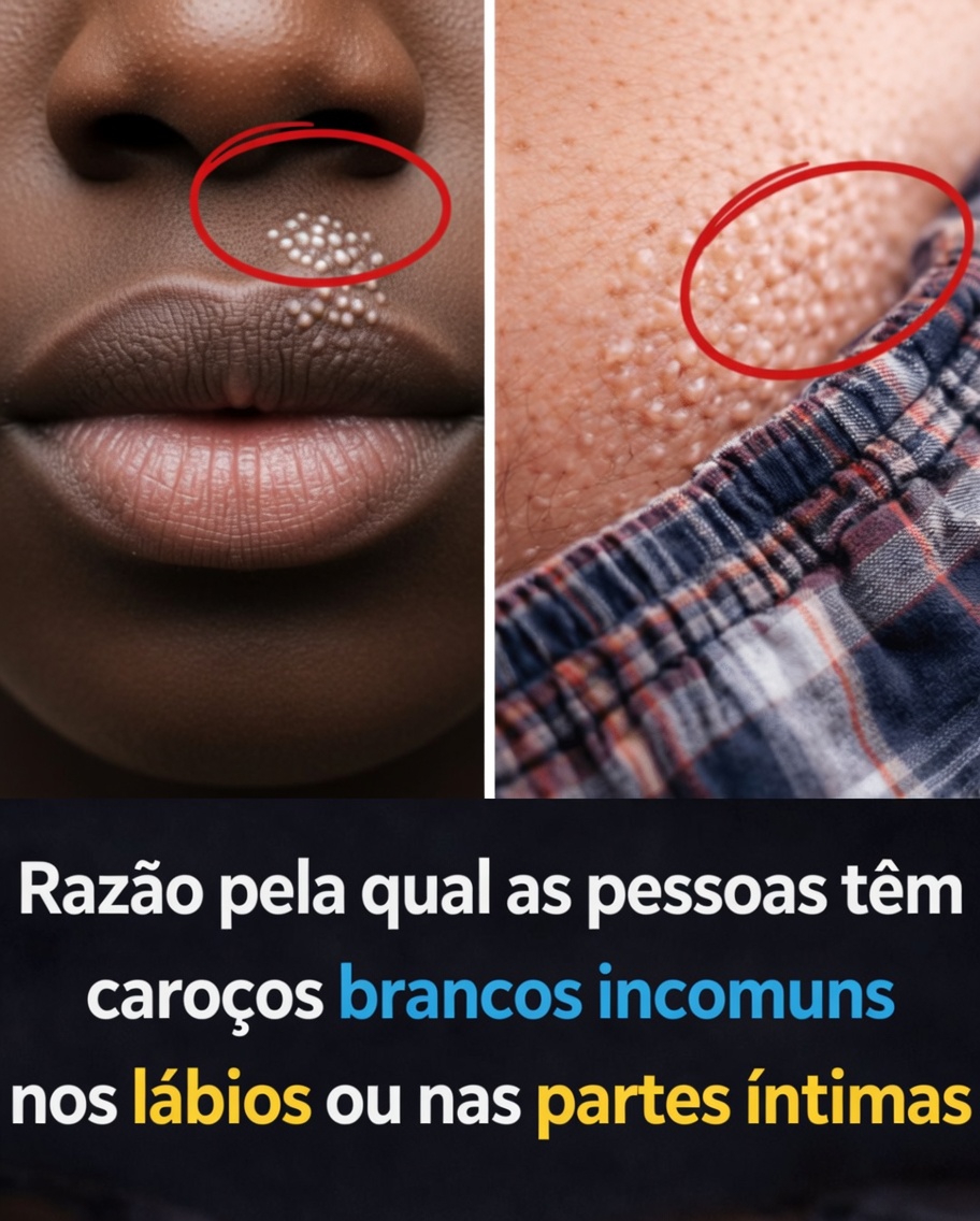 Por que as pessoas têm caroços brancos incomuns nos lábios ou nas partes íntimas? Um guia simples para entender