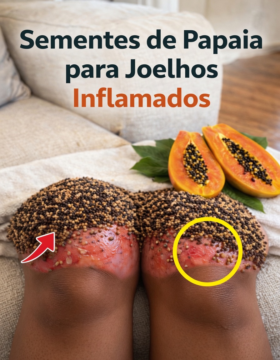 Sementes de Mamão para Alívio das Articulações: Um Simples Remédio Caseiro para Desconforto nos Joelhos, Costas e Coluna