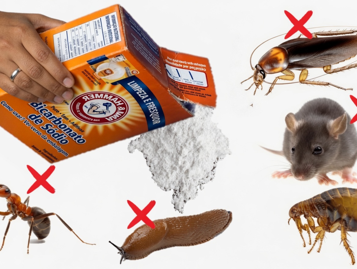 Maneiras Simples de Usar Bicarbonato de Sódio no Controle de Pragas Contra Baratas, Formigas, Ratos e Muito Mais