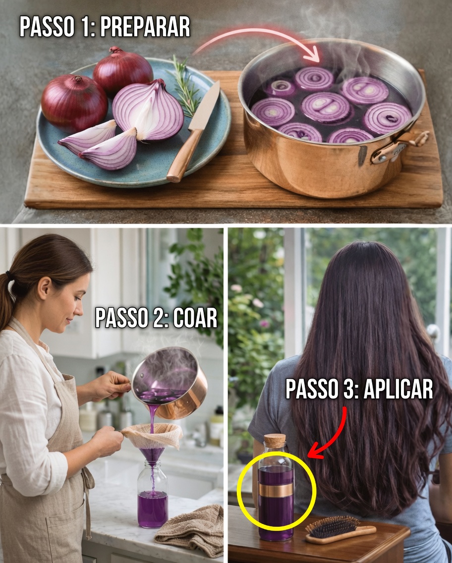 Aprenda a Preparar Óleo Capilar Caseiro de Cebola com Ingredientes Naturais para a Sua Rotina Diária de Cuidados com o Cabelo